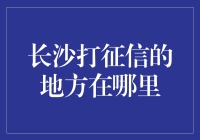 长沙打征信信用报告查询攻略指南